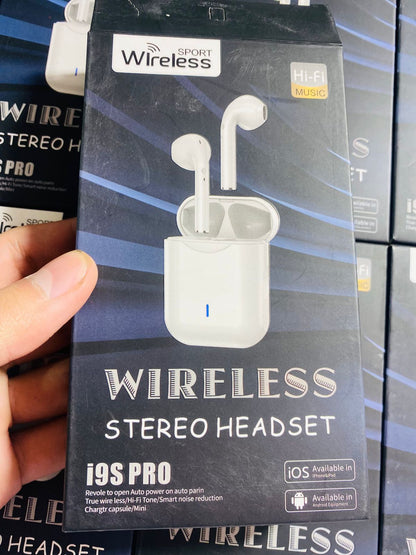 i9S Pro Wireless Stereo Headset