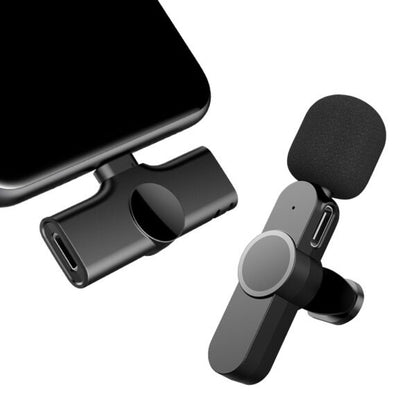 Wireless Lavalier Microphone for iPhone & Android