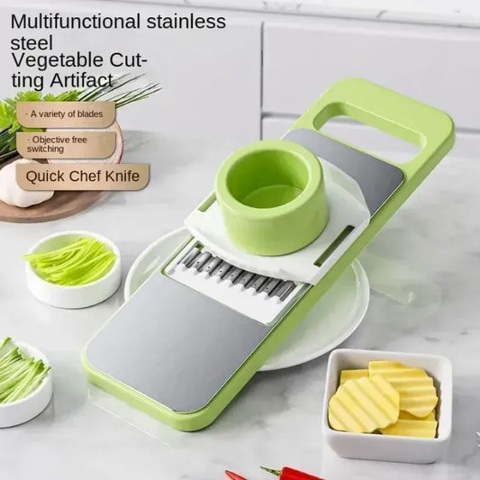 Multifunction Stainless Steel Vegetable Cutter & Slicer