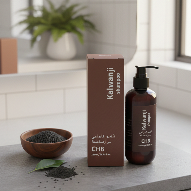 Kalwanji Shampoo CH6 – Black Seed Herbal Shampoo for Hair Fall