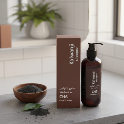 Kalwanji Shampoo CH6 – Black Seed Herbal Shampoo for Hair Fall