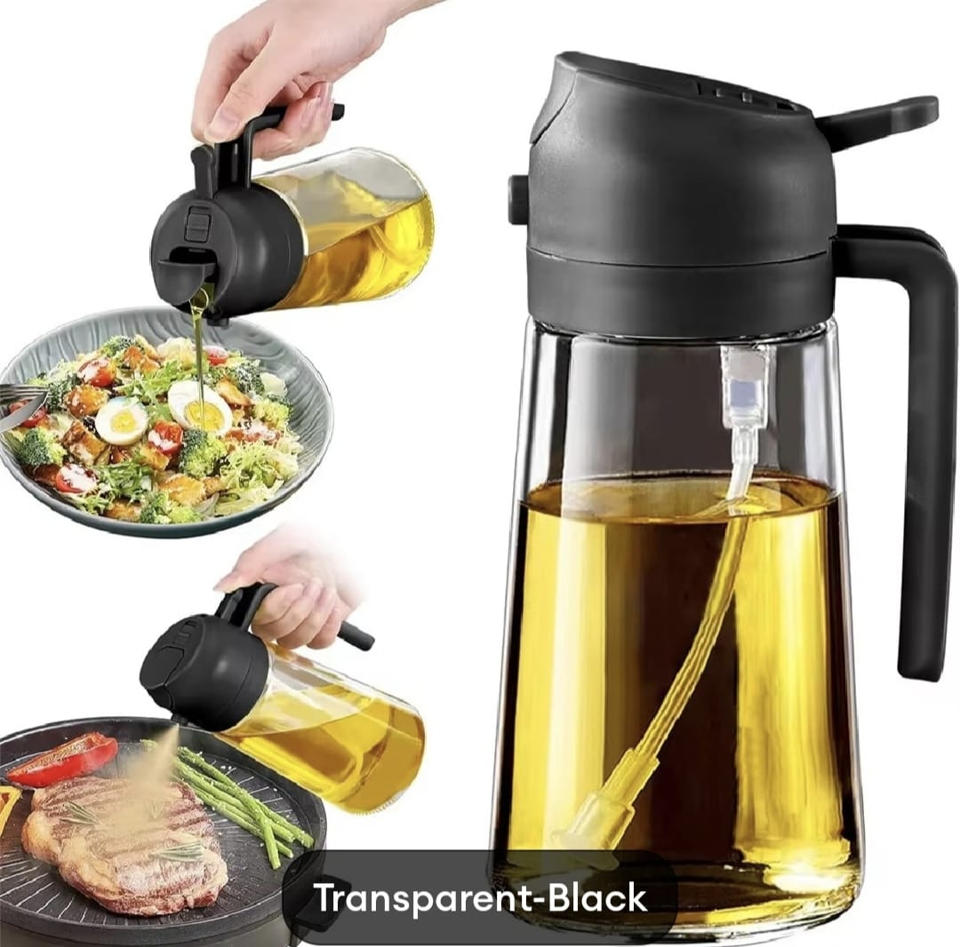 Leak-Proof Oil Dispenser Bottle – One Touch Pour Control
