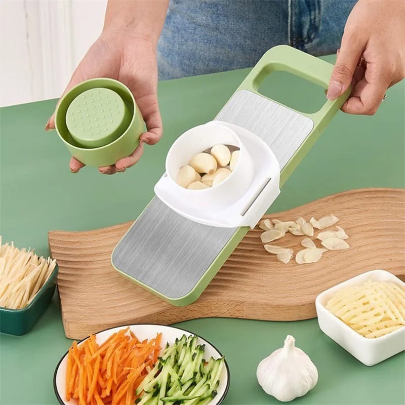 Multifunction Stainless Steel Vegetable Cutter & Slicer