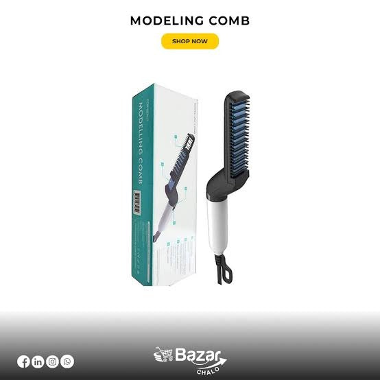 Professional Electric Hair Straightener Comb