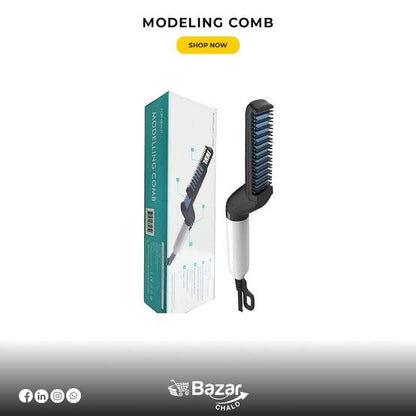 Professional Electric Hair Straightener Comb