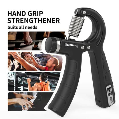 Adjustable Hand Grip Strengthener with Digital Counter – Wrist