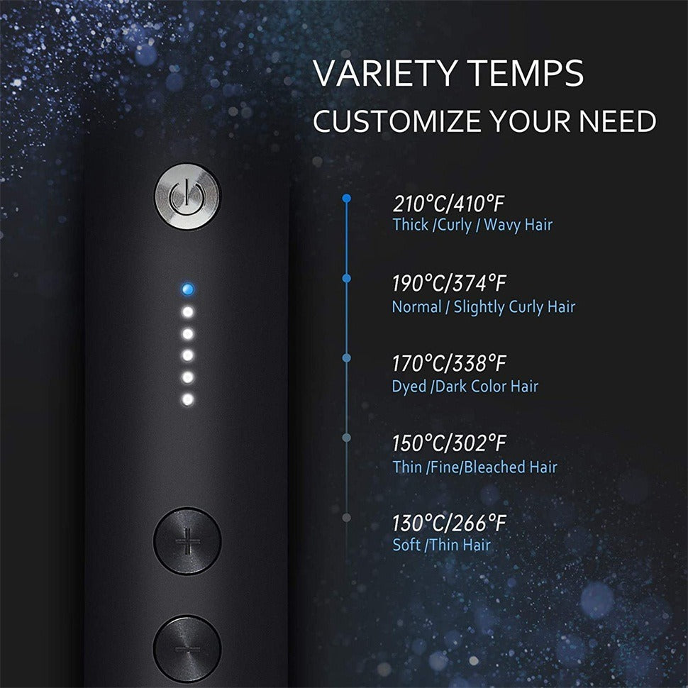 2-in-1 Professional Hair Straightening Brush | Fast Heating | Smooth & Frizz-Free Hair